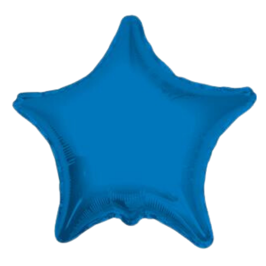 Star Shape Foil Royal Blue