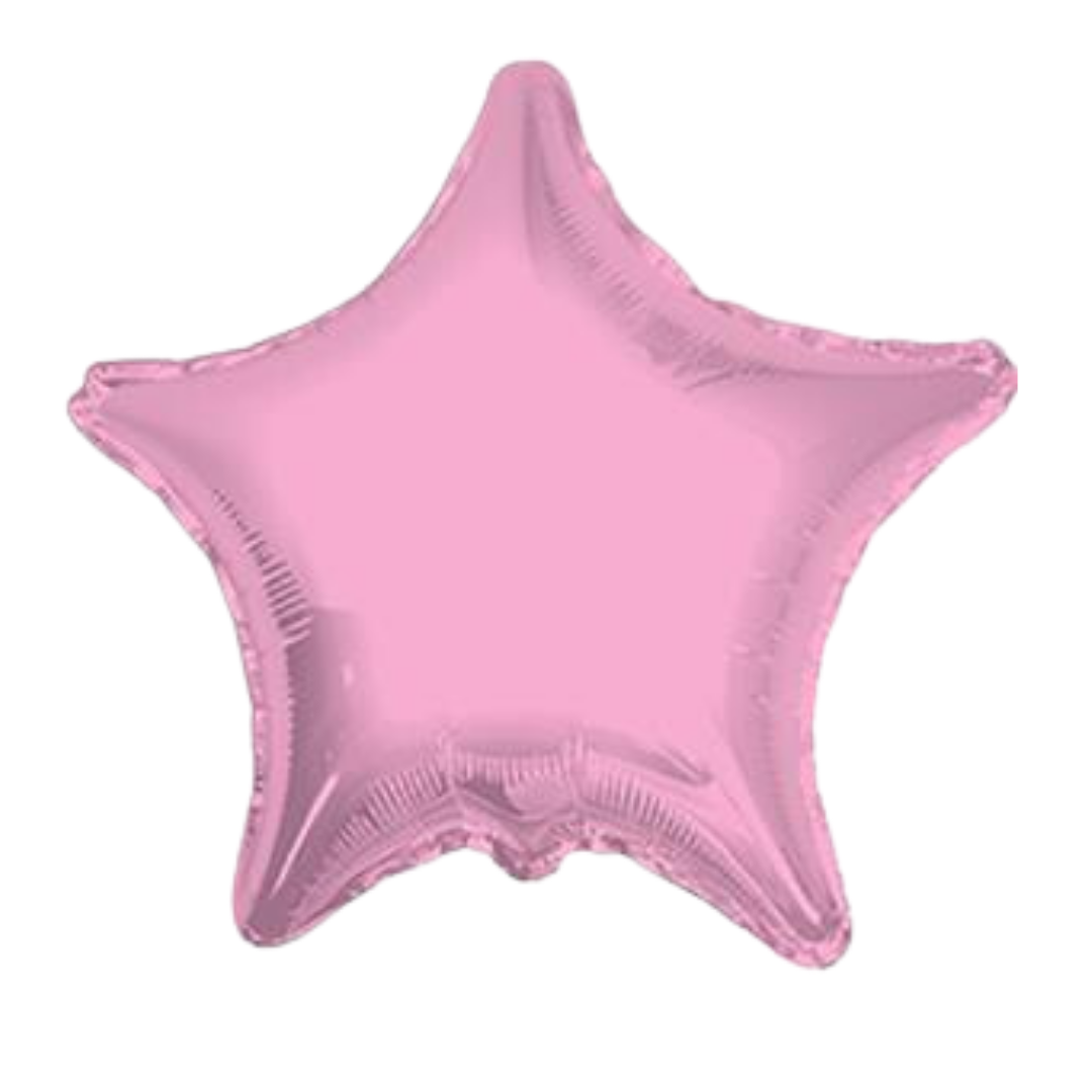 Star Shape Foil Baby Pink