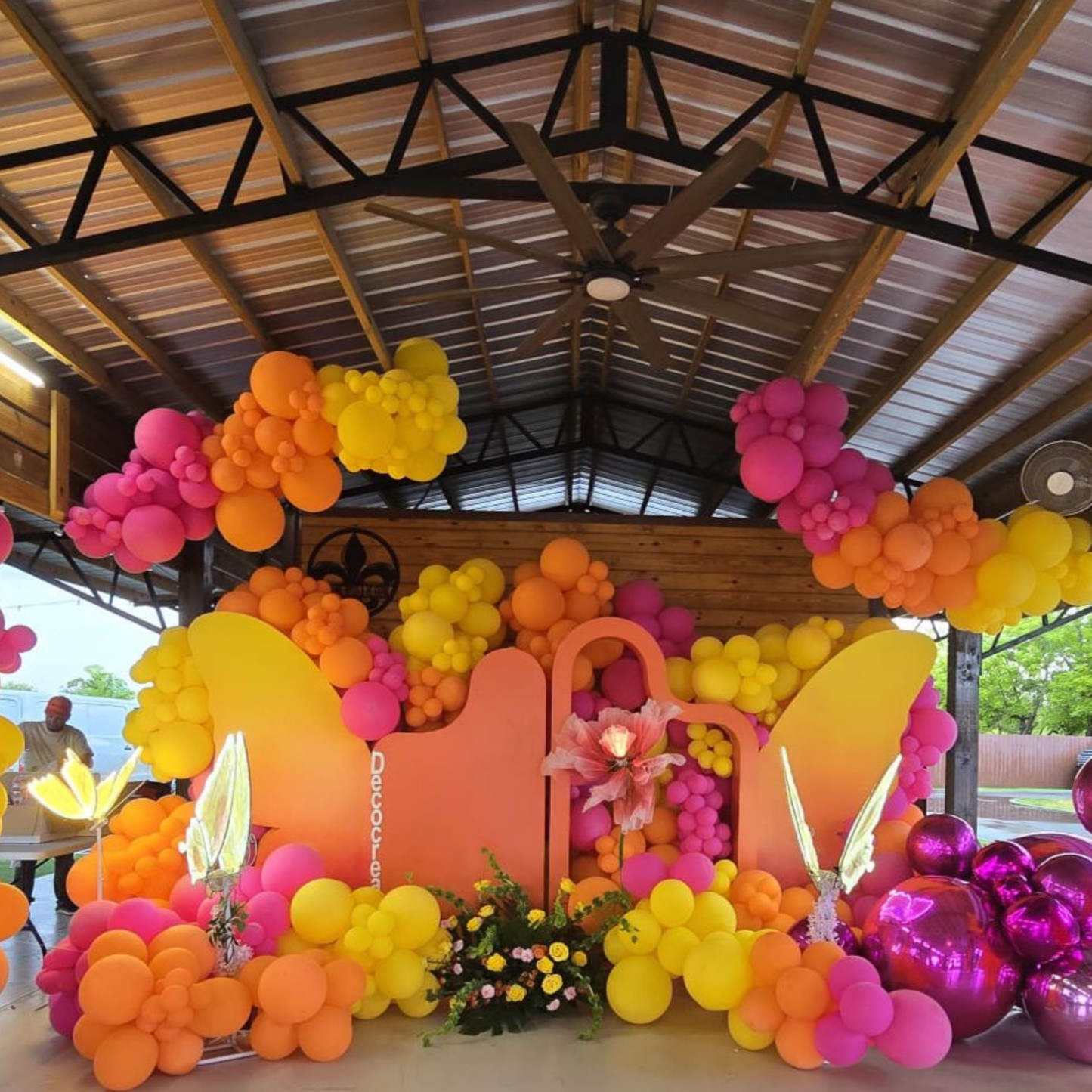 Globo de látex amarillo