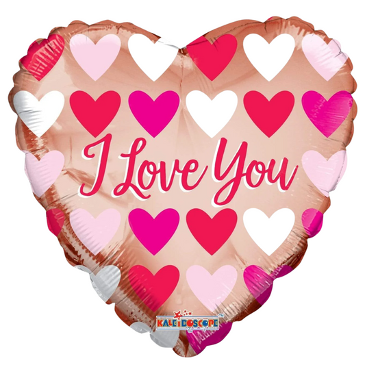 I Love You Heart Foil Balloon