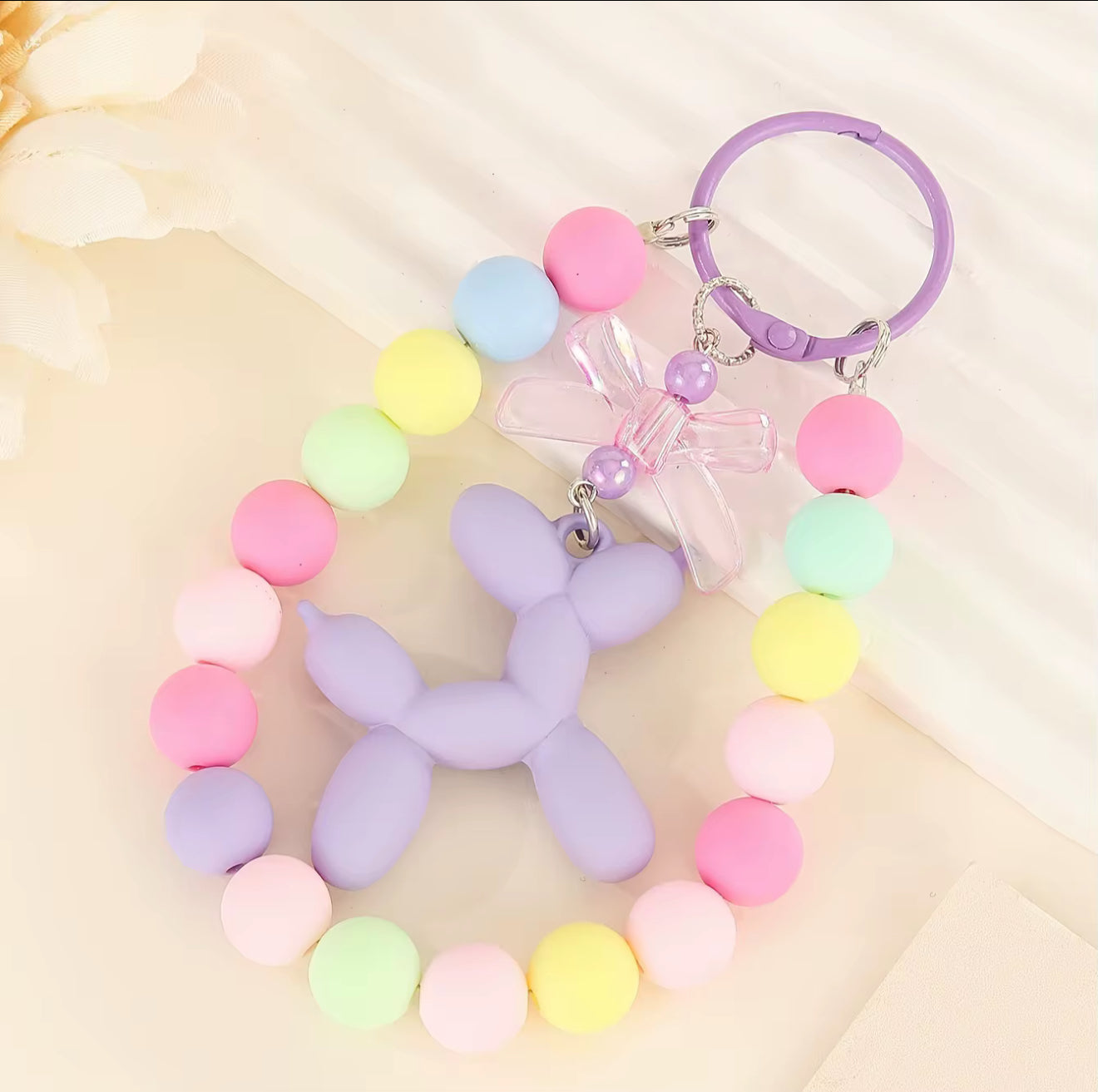 Balloon Dog Keychain