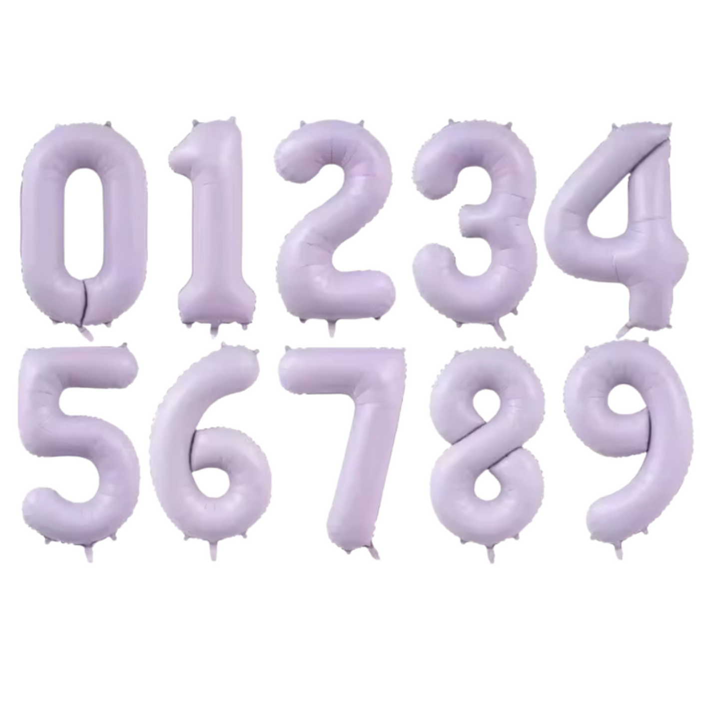 Number 4 Foil Balloon Lilac 40"