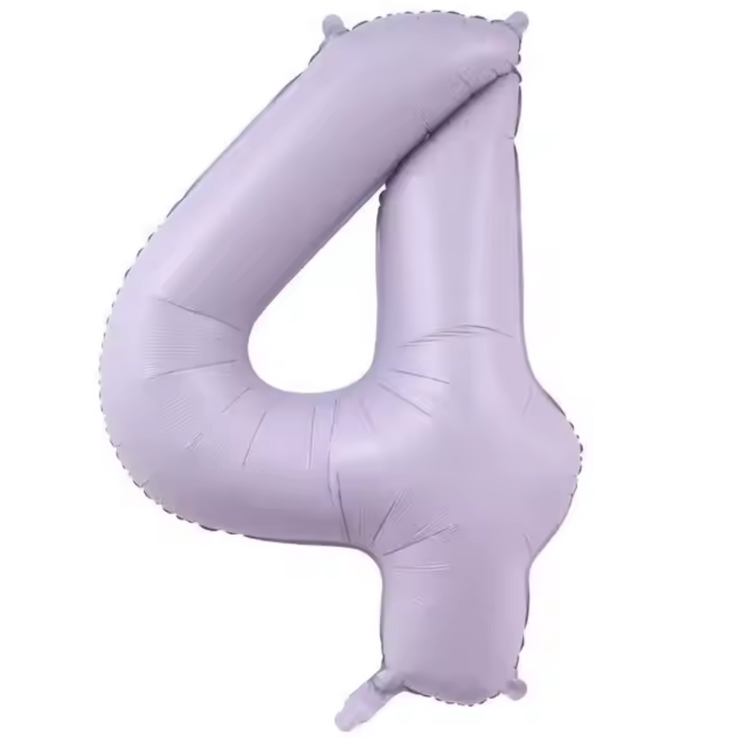 Number 4 Foil Balloon Lilac 40"