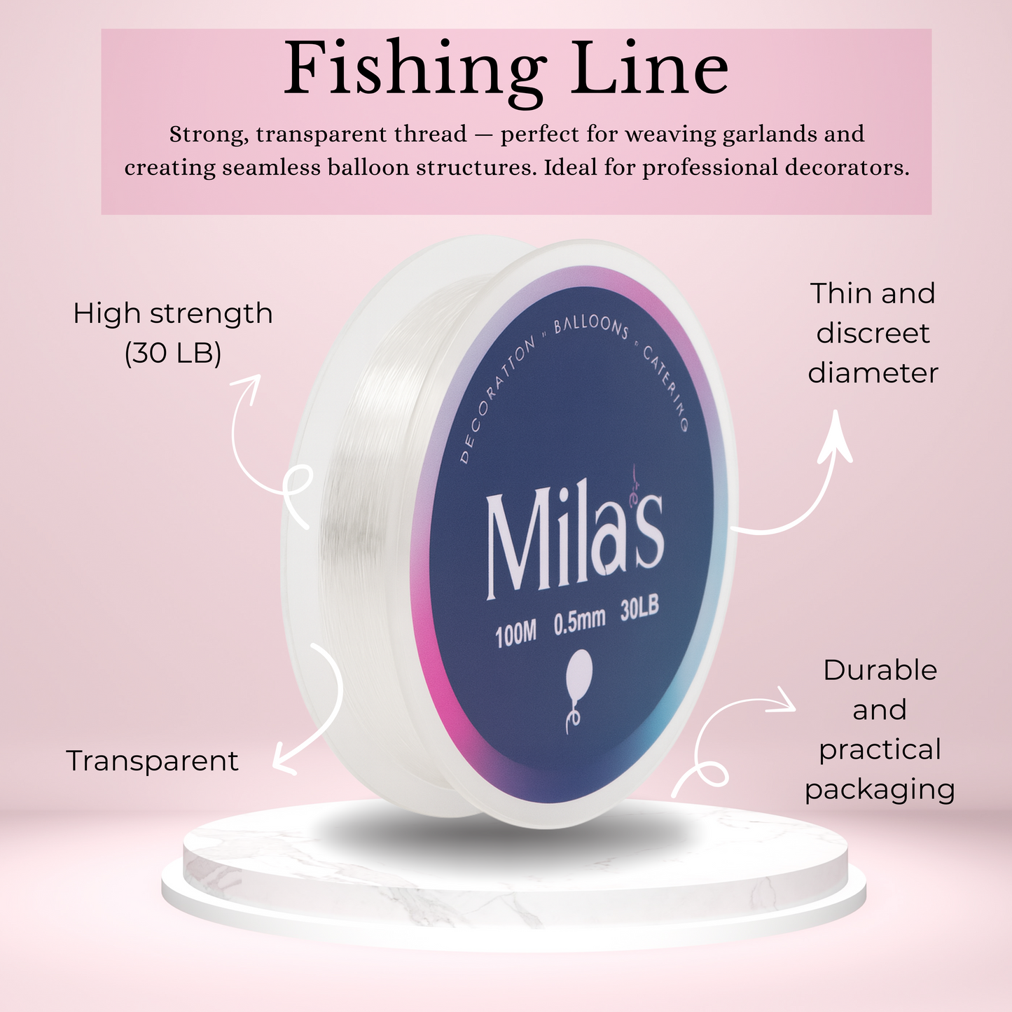 Fishing Line for Balloon Garlands