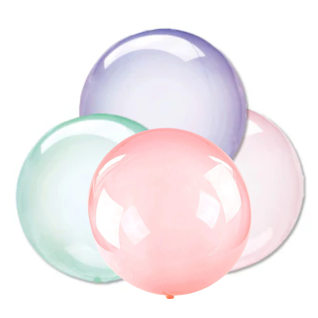 Bubbles Clear & Colors