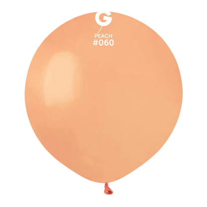 Globo de látex color melocotón