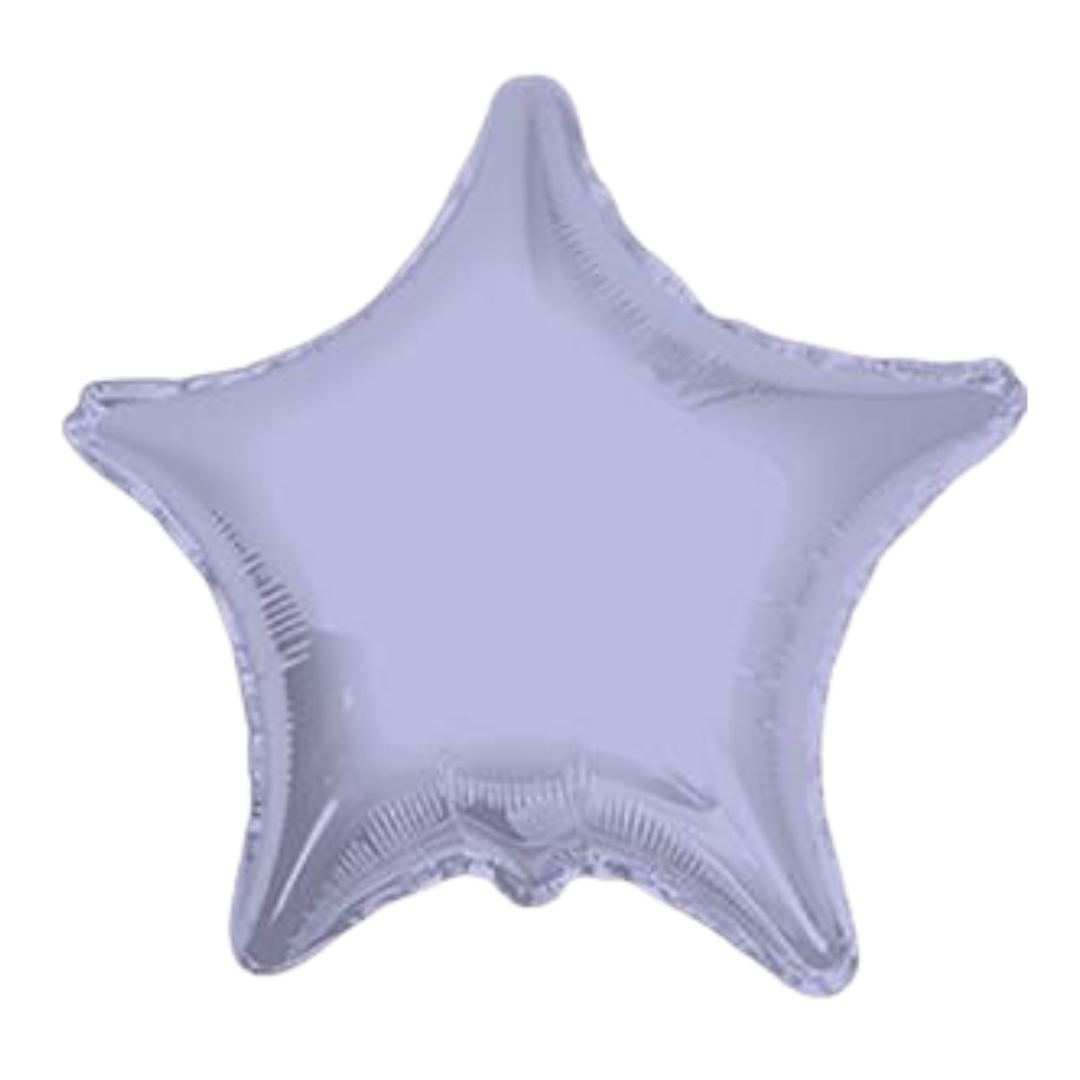 Star Shape Foil Lilac