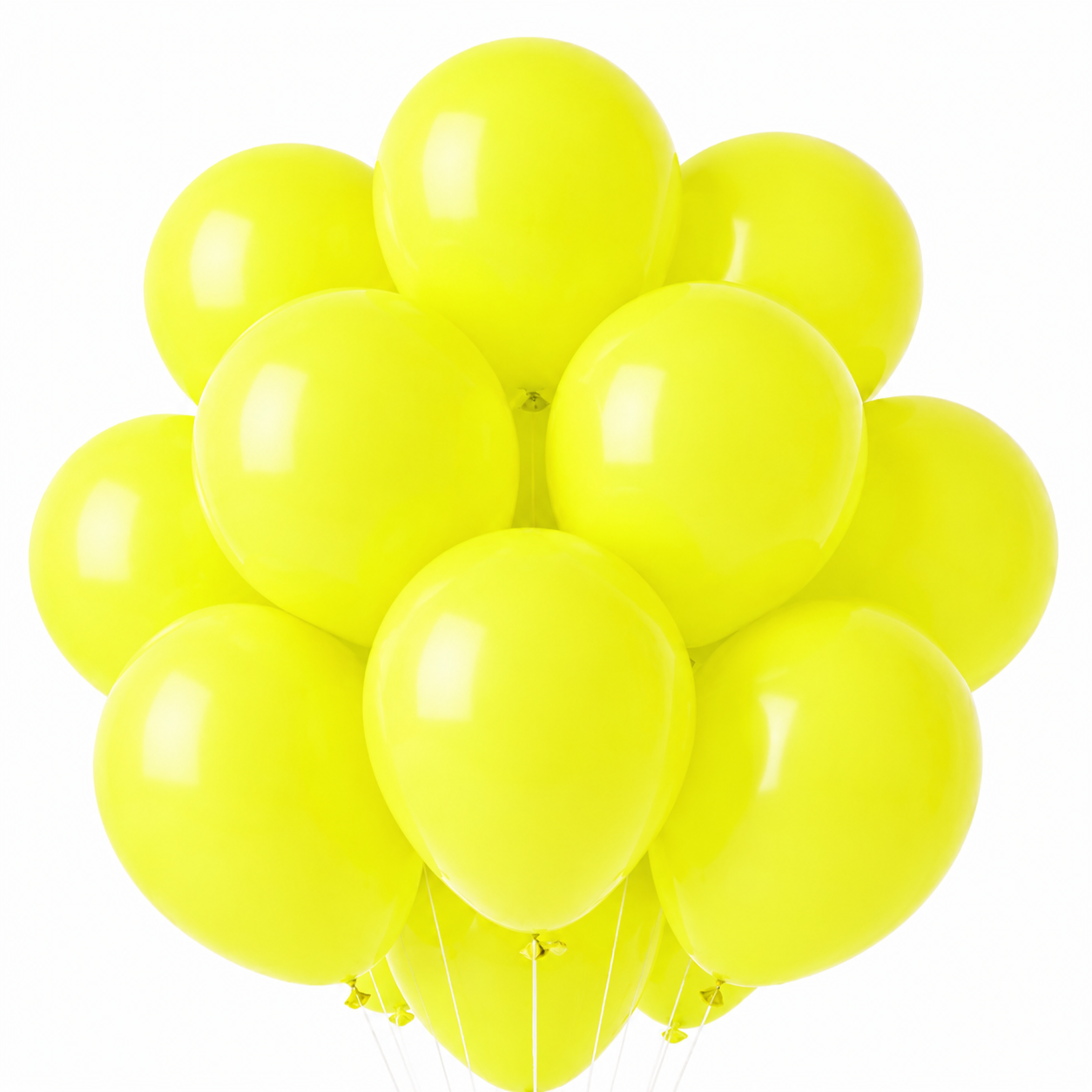 Globo de látex amarillo