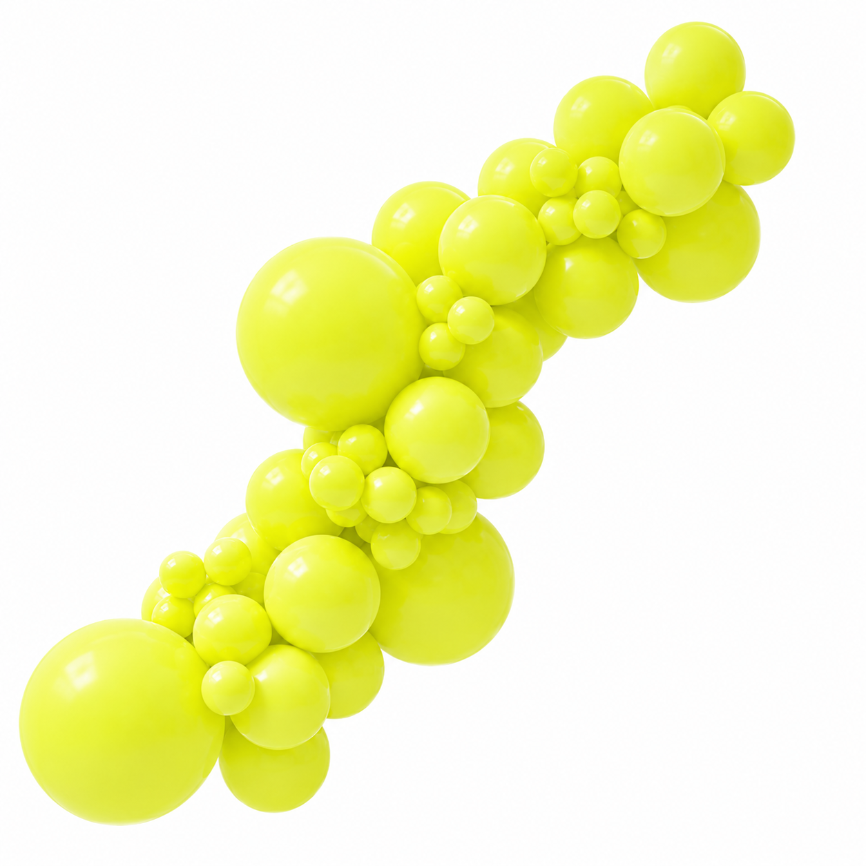 Globo de látex amarillo