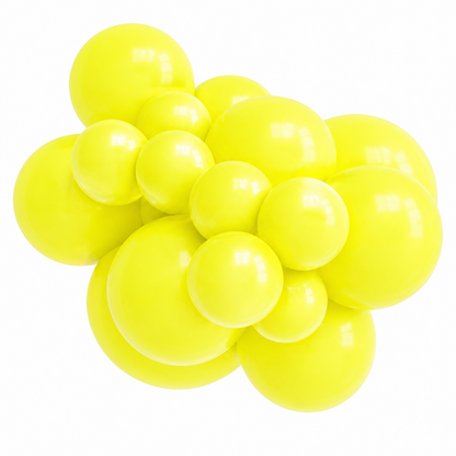 Globo de látex amarillo