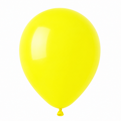 Globo de látex amarillo