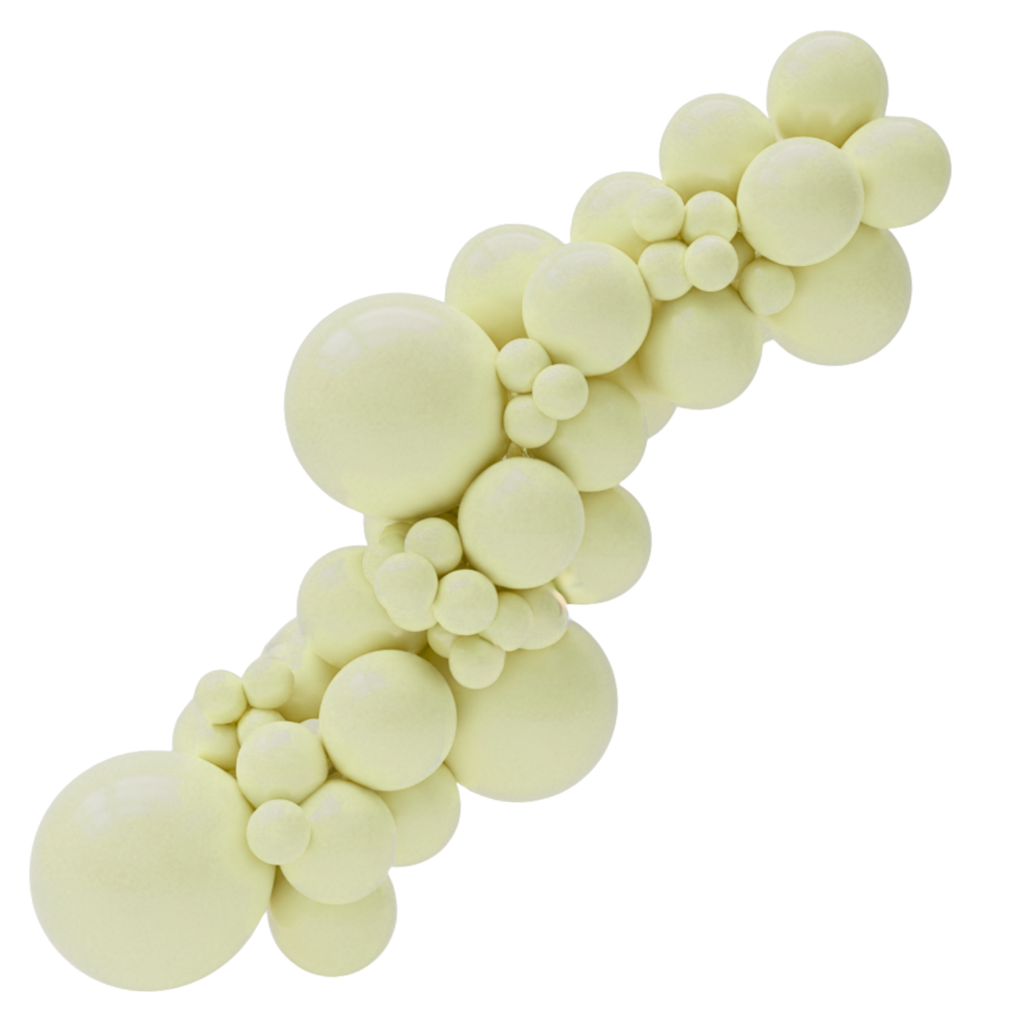 Globos de látex color marfil