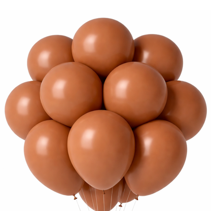 Globo de látex moca
