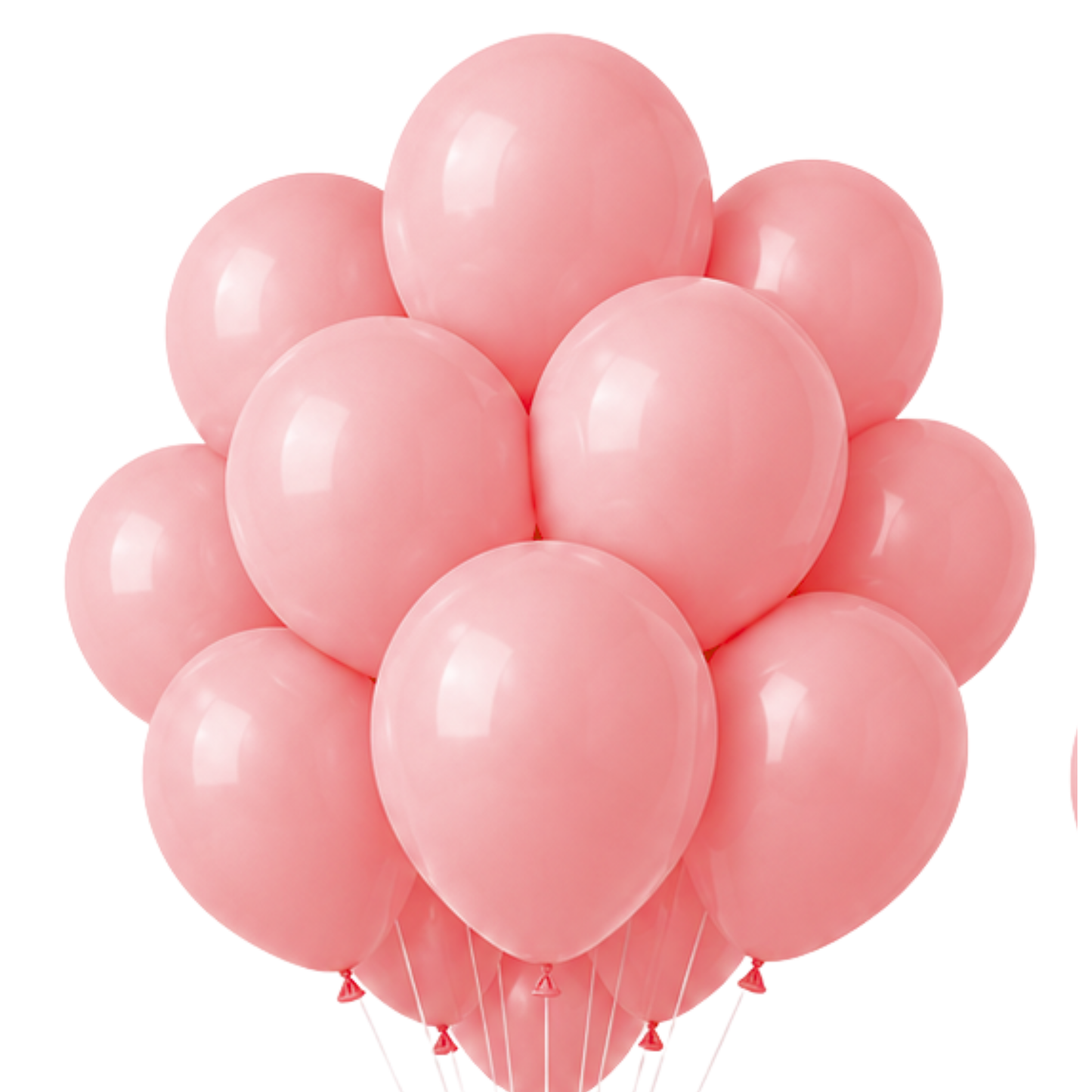 Globo de látex rosa bebé