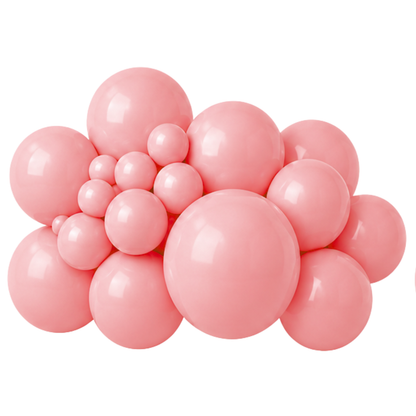 Globo de látex rosa bebé