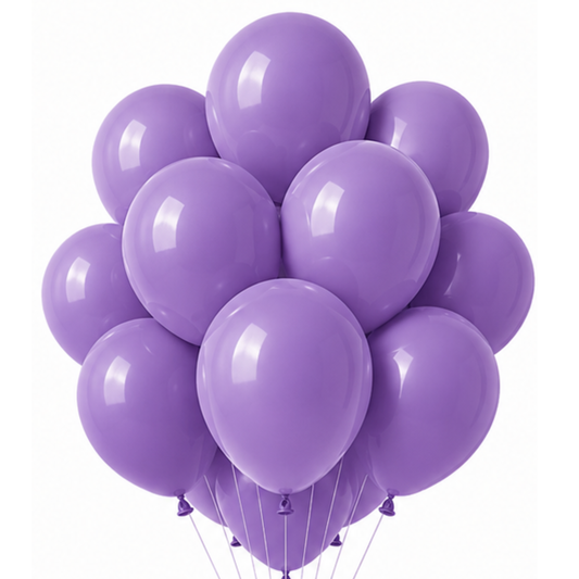 Globo de látex lavanda