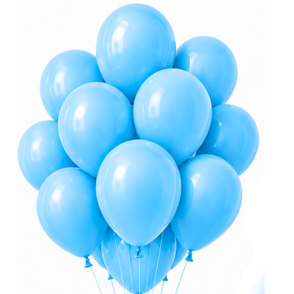 Latex Balloons Light Blue