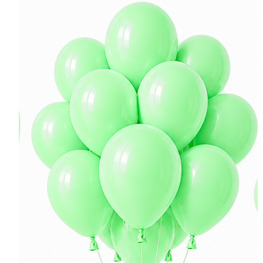 Latex Balloons Mint Green