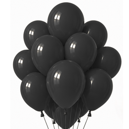 Latex Balloons Black