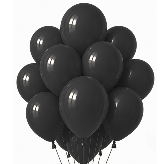 Latex Balloons Black