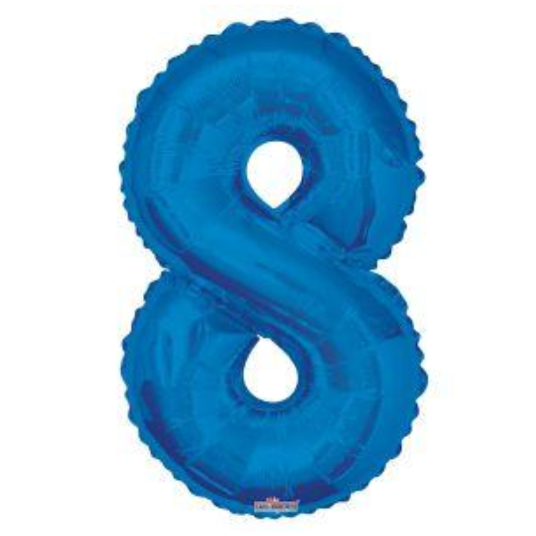 34” Foil Number Balloon 8