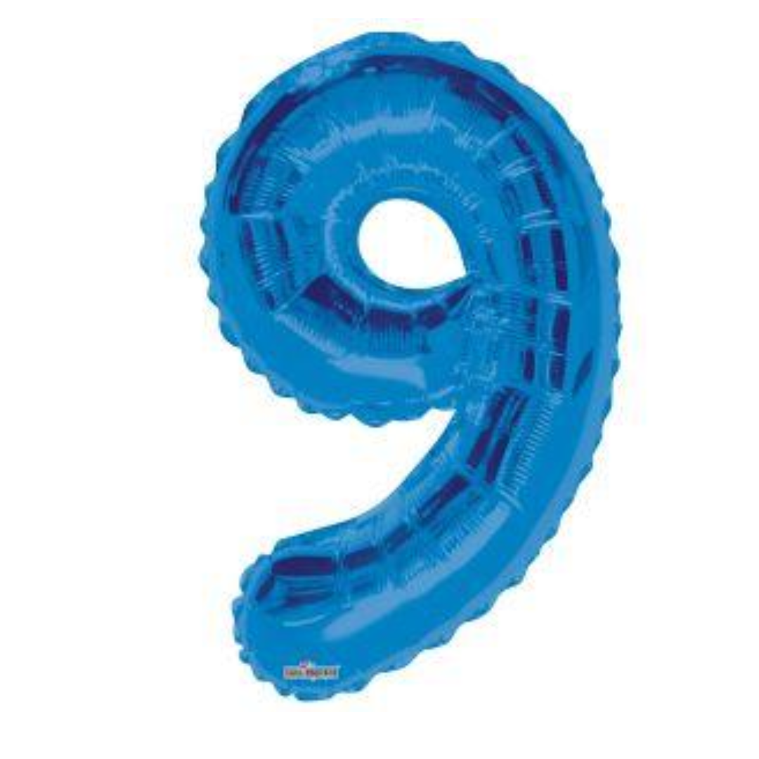 34” Foil Number Balloon 9