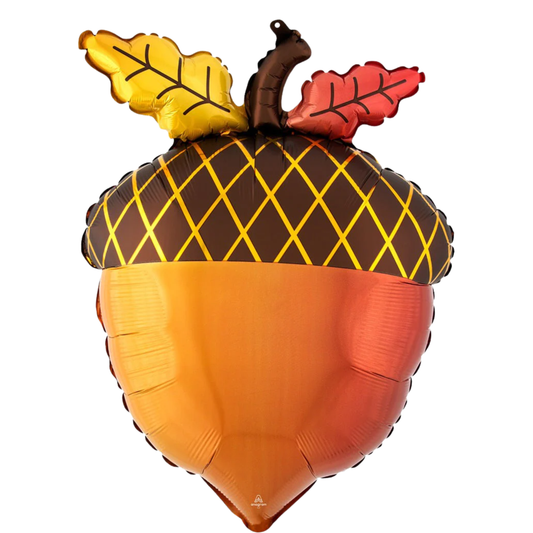 Satin Infused Fall Acorn Balloon