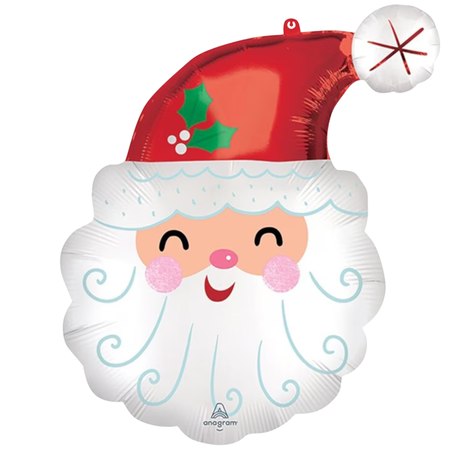 Santa Face Foil Balloon