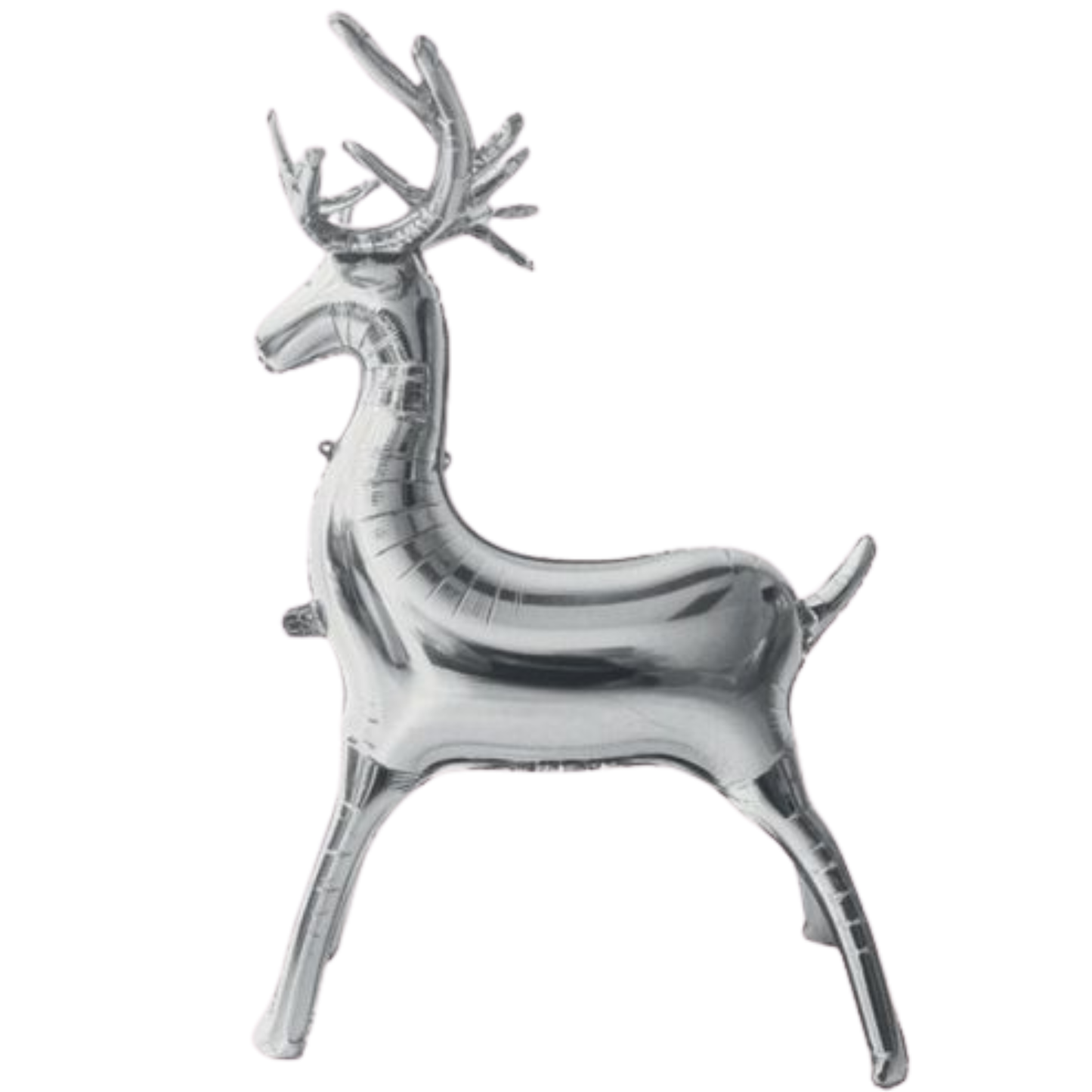 Silver Reindeer Foil Balloon