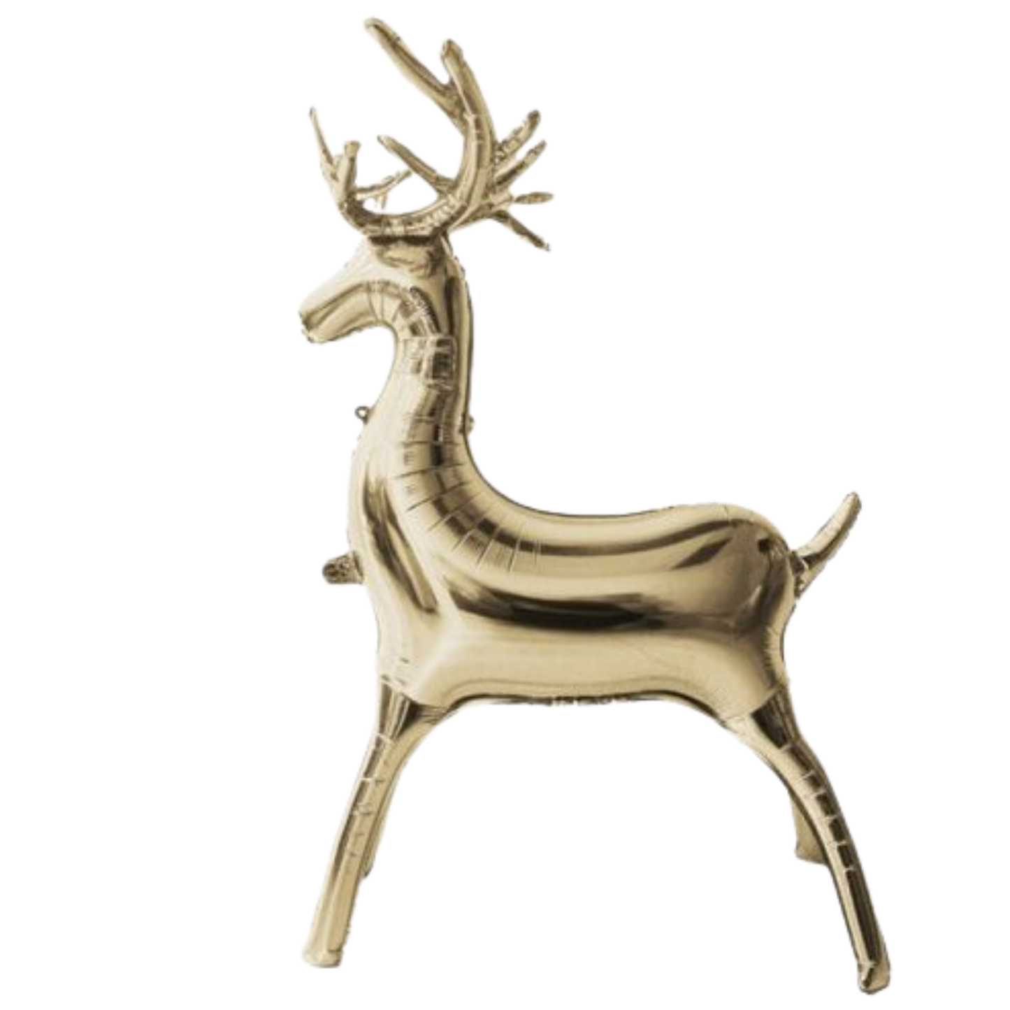 Champagne Reindeer Foil Balloon