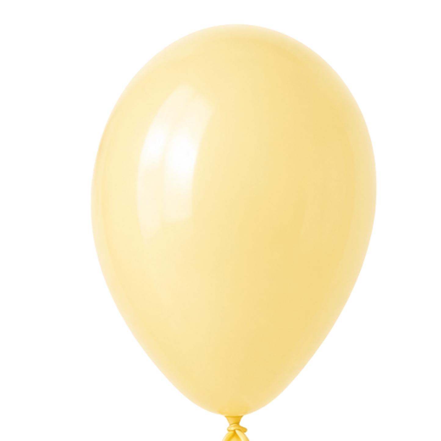 Globo de látex amarillo