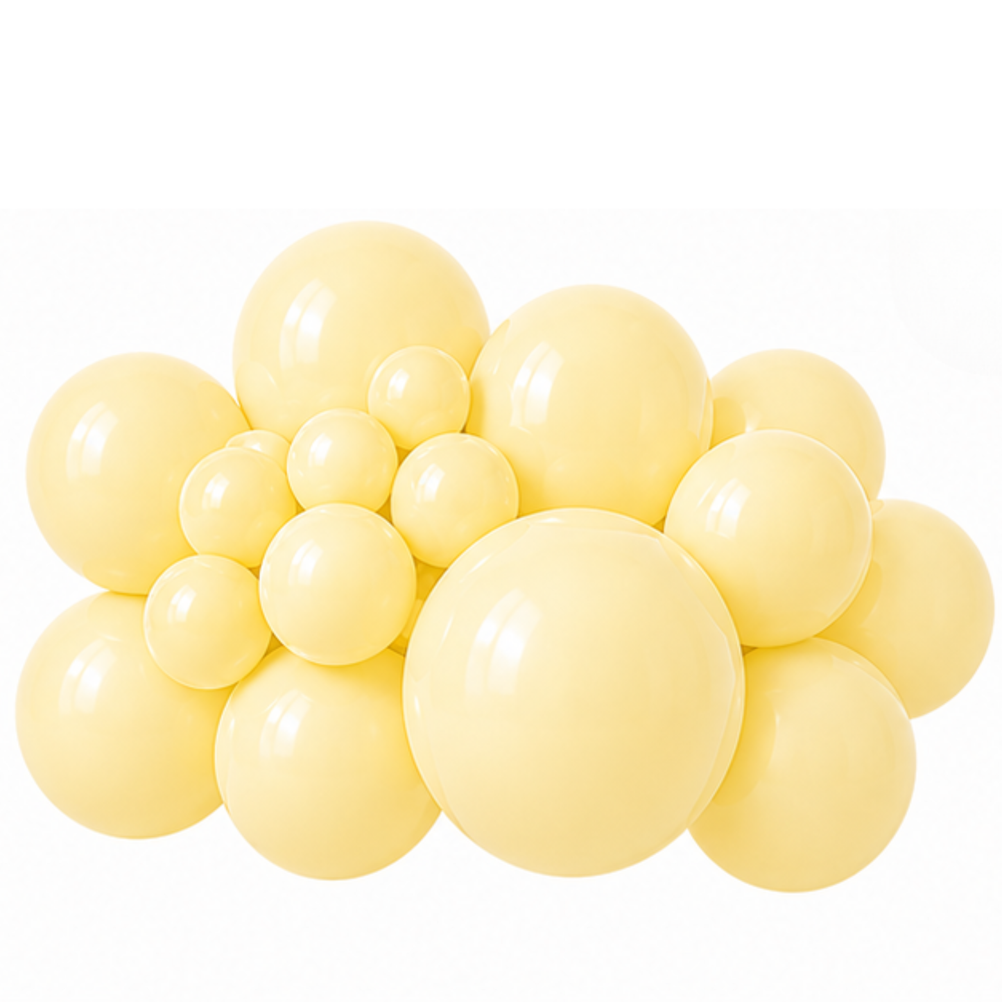 Globo de látex amarillo