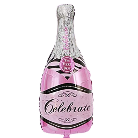Pink Champagne Bottle