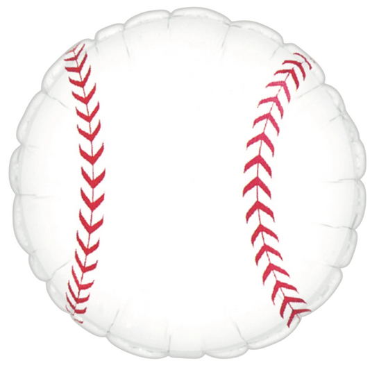 Baseball 18" Round Foil Balloon
