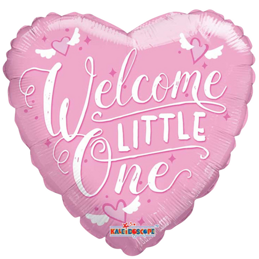 Welcome Little One Pink Heart
