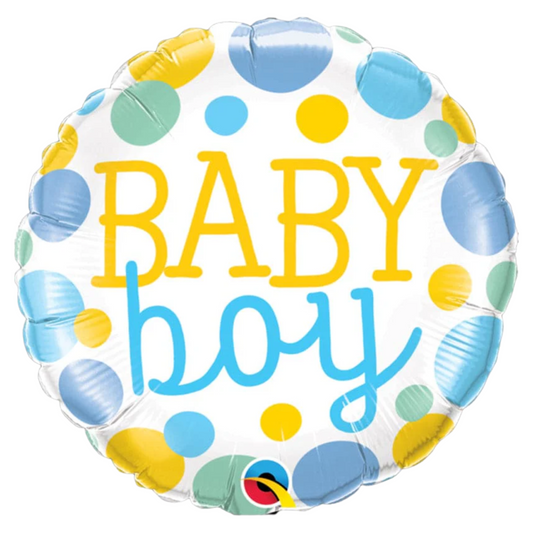 Baby Boy Polka Dots