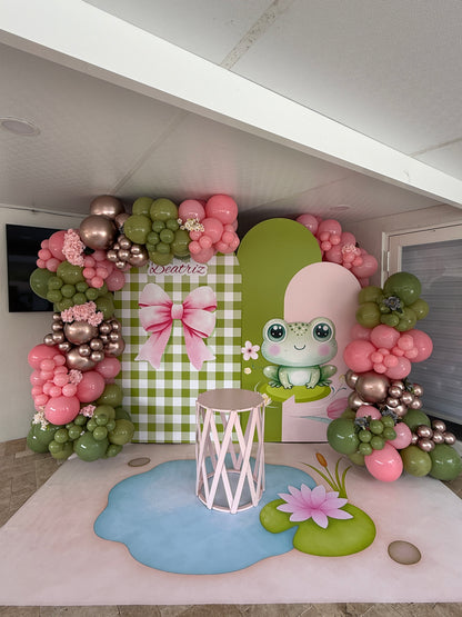 Globo de látex rosa bebé