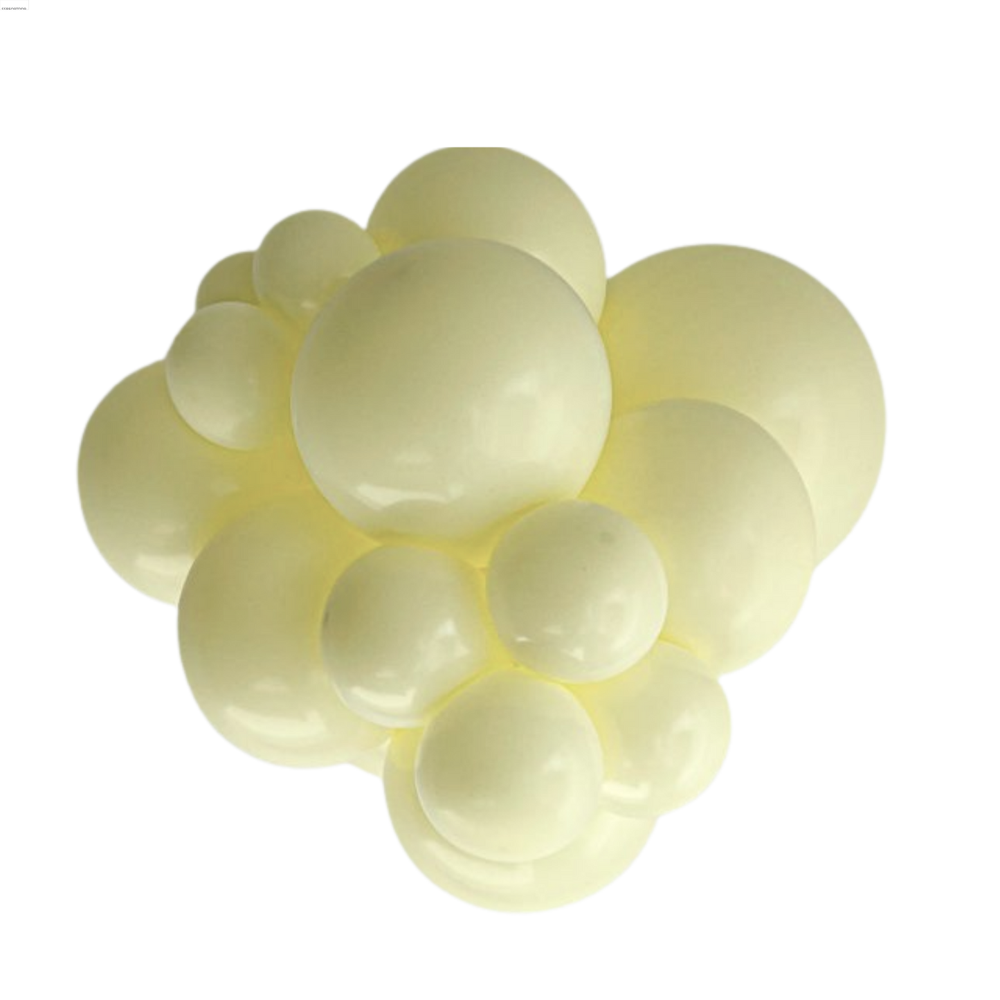 Globos de látex color marfil