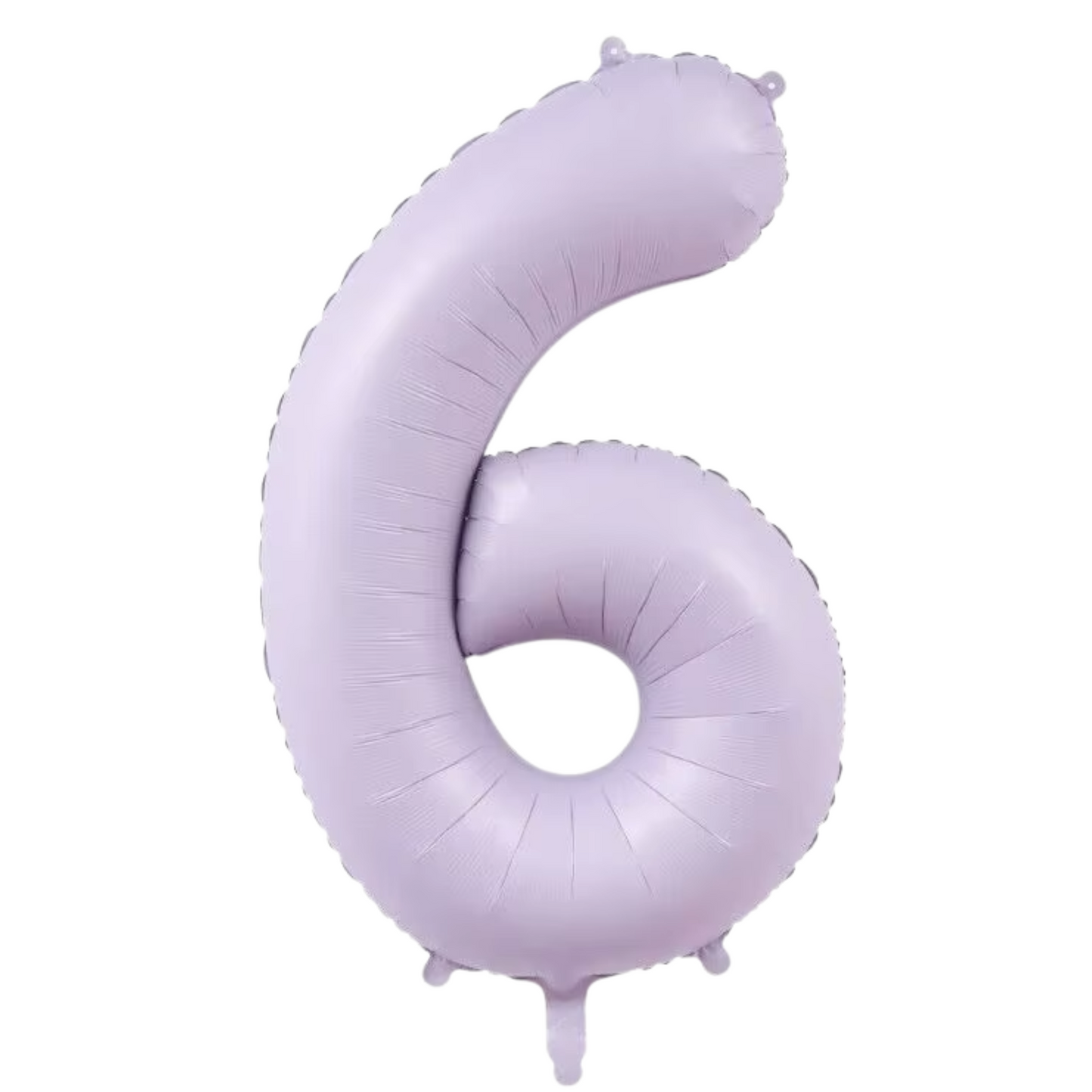 Number 6 Foil Balloon  Lilac  40"