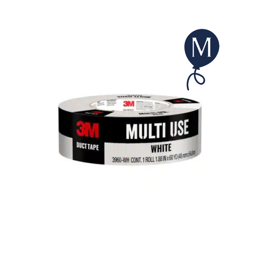 3M  White Duck Tape Multi uso